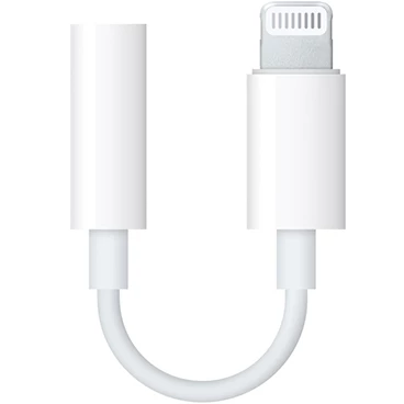 Apple Lightning To 3.5mm Headphone Jack Adapter-white