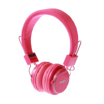 هدفون بی‌سیم نیا مدل Q8-851S دو گوشی، با رابط شیار کارت حافظه و درگاه ارتباطی بلوتوث، مناسب برای ورزش