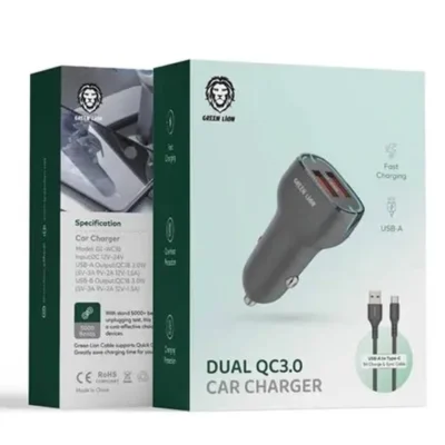 Green Lion Car Charger QC36w-3