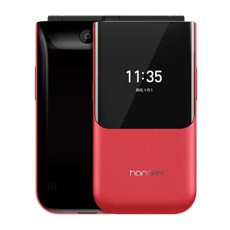 hanofer 2760 Flip New 2023 Dual Sim Red