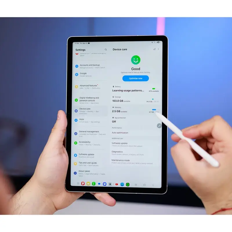 تبلت سامسونگ مدل Galaxy Tab S10 FE 5G (SM-X526B) ظرفیت 128 گیگابایت رم 8 گیگابایت