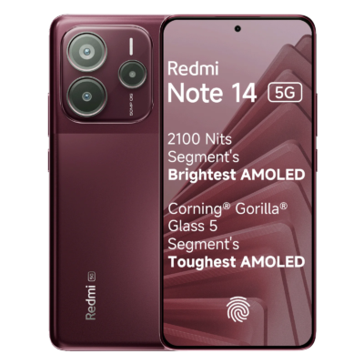 گوشی موبايل شیائومی مدل Redmi Note 14 5G ظرفیت 256 گیگابایت رم 8 گیگابایت – پک چین - بنفش