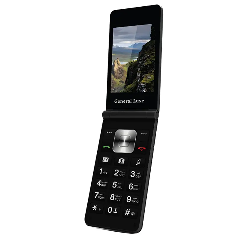 General Lux Flex Dual SIM Storage 32MB Mobile Phone black