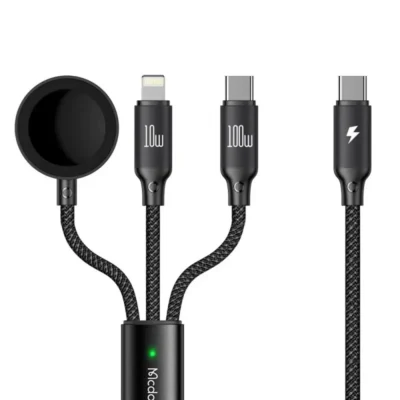 کابل تبدیل USB-C به میکرو اپل واچ-لایتنینگ USB-C مک دودو مدل ca-4940 طول 1.2 متر