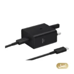 Samsung 45W Wall Charger Model EP T4511XBEGGB with 1.8m USB C to USB C Cable Original black